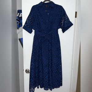 Kate Spade Embroidered Cutwork Montauk Dress